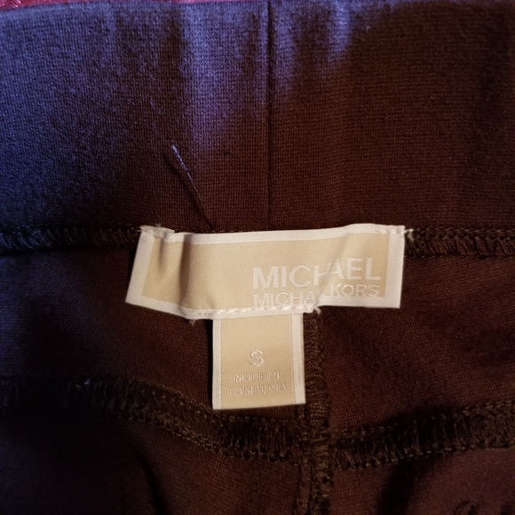 Michael Kors Brown Skinny Leggings Sz Small - Picture 9 of 9